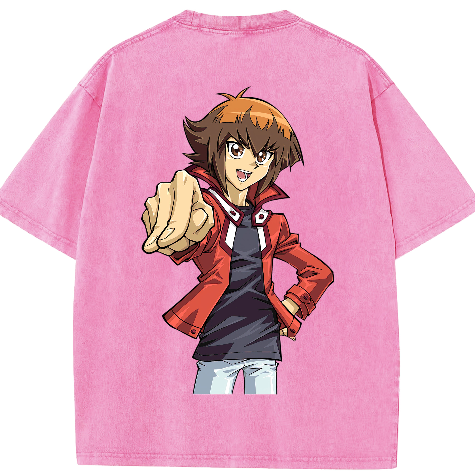 （画像用） 遊☆戯☆王 Yu-Gi-Oh! 綿100% ヴィンテージ風 半袖Tシャツ（背面プリント）